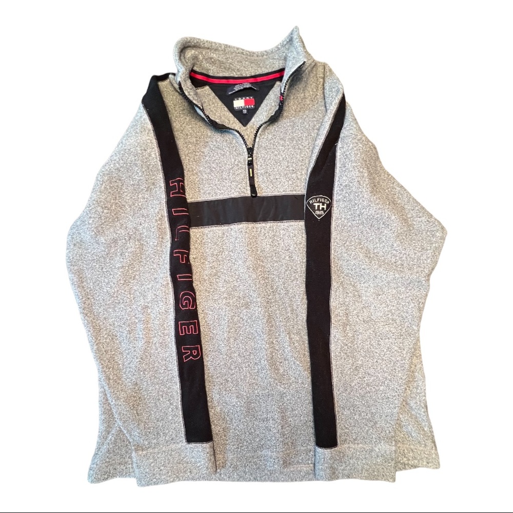 Vintage - 90s - Tommy Hilfiger Pull Over Jacket - XXL